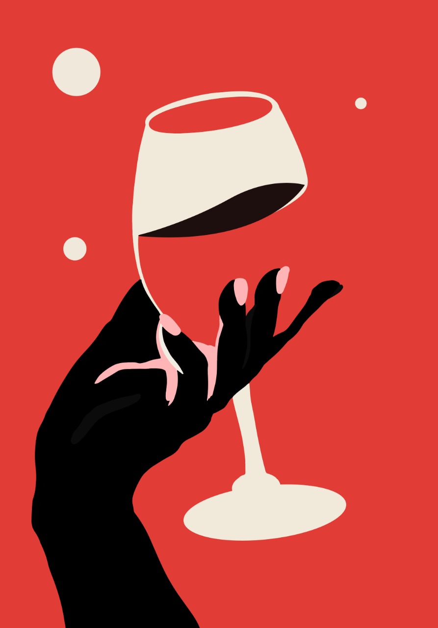 glass of wine